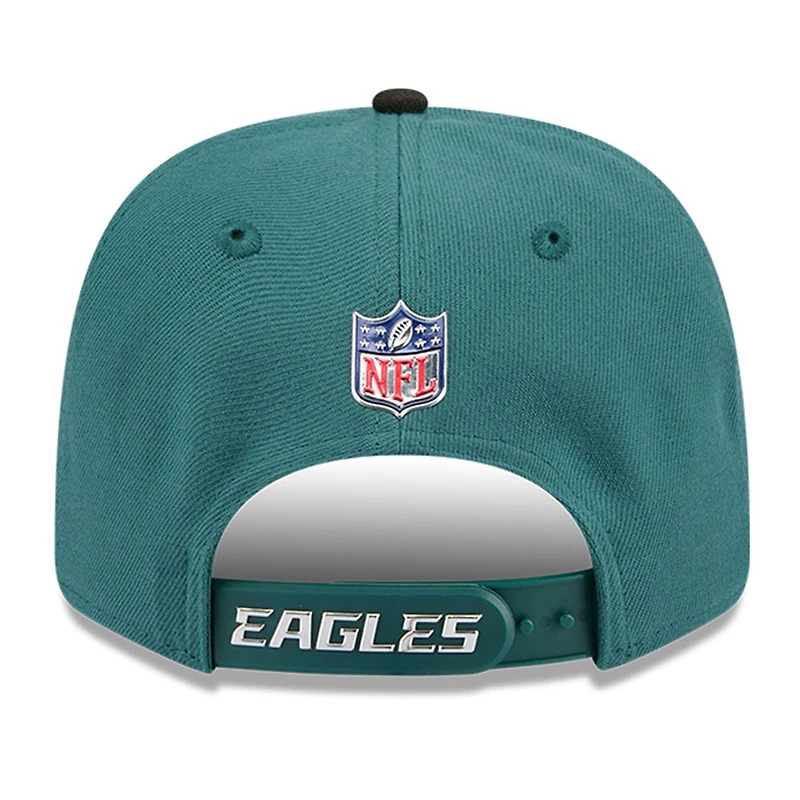 Philadelphia Eagles Green and Black 2026 NFL Draft New Era 9SEVENTY Adjustable Hat