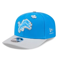 Detroit Lions Blue and Silver 2026 NFL Draft New Era 9SEVENTY Adjustable Hat