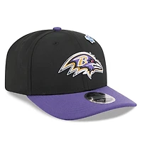Baltimore Ravens Black and Purple 2026 NFL Draft New Era 9SEVENTY Adjustable Hat