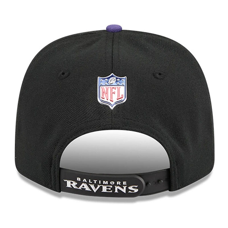 Baltimore Ravens Black and Purple 2026 NFL Draft New Era 9SEVENTY Adjustable Hat