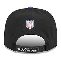 Baltimore Ravens Black and Purple 2026 NFL Draft New Era 9SEVENTY Adjustable Hat