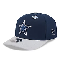 Dallas Cowboys Navy and Silver 2026 NFL Draft New Era 9SEVENTY Adjustable Hat