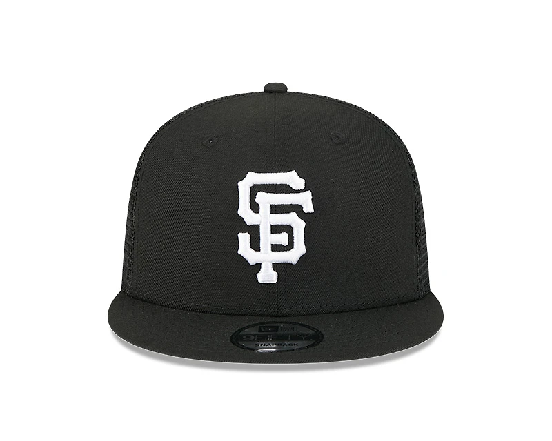 San Francisco Giants Black Mesh Trucker New Era 9FIFTY Snapback