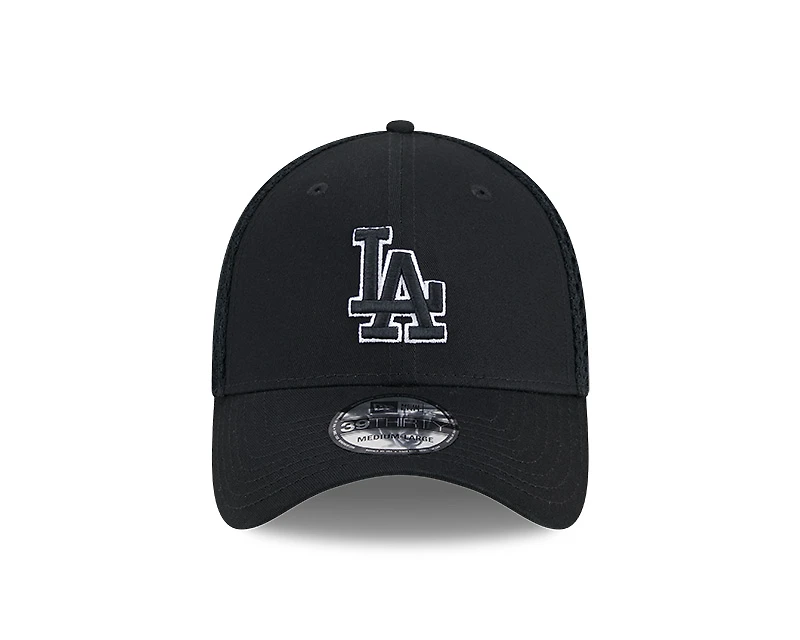 Los Angeles Dodgers Black Evergreen Neo New Era 39THIRTY Flex Hat