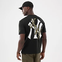 New York Yankees Black Rodeo Graphic Era T-Shirt