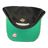 Puerto Rico Black and Realtree Kelly Green UV New Era A-Frame Snapback Hat