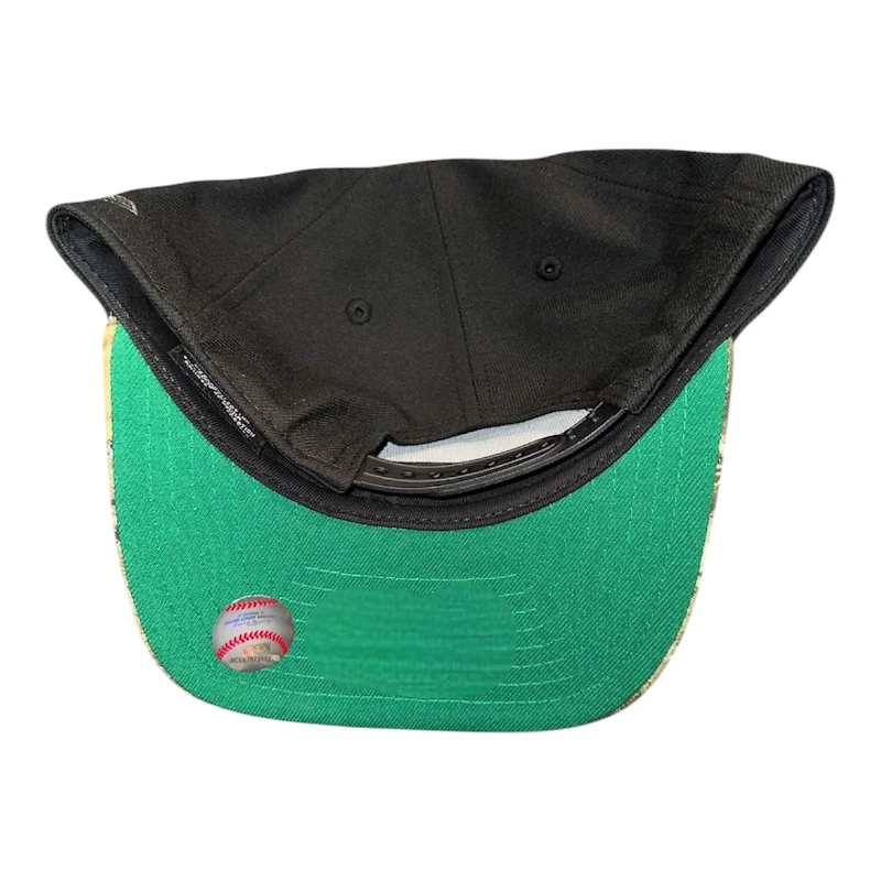 Florida Marlins Black and Realtree 1993 Inaugural Season Patch Kelly Green UV New Era A-Frame Snapback Hat