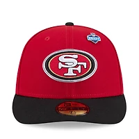 San Francisco 49ers Red and Black 2026 NFL Draft Pre-Curved New Era 59FIFTY Fitted Hat