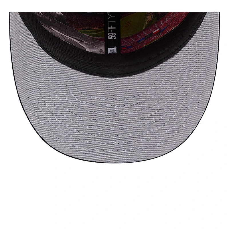 San Francisco 49ers Red and Black 2026 NFL Draft Pre-Curved New Era 59FIFTY Fitted Hat