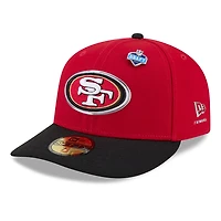 San Francisco 49ers Red and Black 2026 NFL Draft Pre-Curved New Era 59FIFTY Fitted Hat