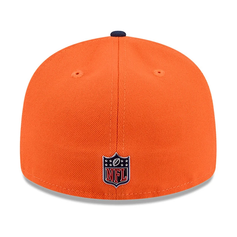 Denver Broncos Navy and Orange 2026 NFL Draft Pre-Curved New Era 59FIFTY Fitted Hat