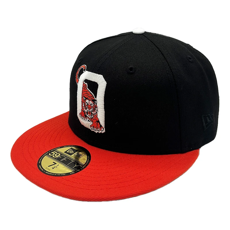 Oneonta Tigers Black and Orange MiLB Custom New Era 59FIFTY Fitted Hat
