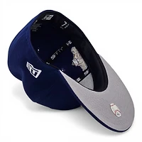 Los Angeles Dodgers Dark Royal Leon the Lab 2025 Wolrd Series Patch Grey UV New Era 59FIFTY Fitted Hat
