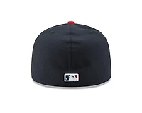Minnesota Twins Navy and Gold Outline Authentic Collection On-Field 59FIFTY Fitted Hat