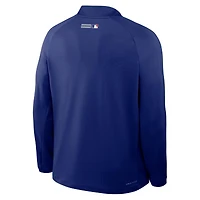 Los Angeles Dodgers Royal Blue Authentic Collection Nike Dri-FIT MLB 1/2-Zip Long-Sleeve Top