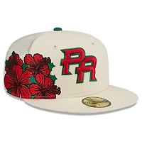 Puerto Rico Cream Trucker “Flor de Maga” New Era 59FIFTY Fitted Hat
