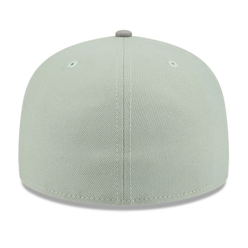 Dominican Republic Green and Gray Two Tone with Flowers New Era 59FIFTY Fitted Hat