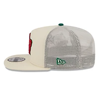 Puerto Rico Cream Trucker “Flor de Maga” New Era 9FIFTY A-Frame Snapback Hat