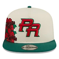 Puerto Rico Two Tone Red "Flor de Maga" New Era 9FIFTY A-Frame Snapback Hat