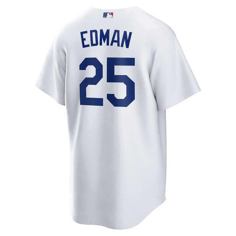 Los Angeles Dodgers Tommy Edman White Home Nike Replica Jersey