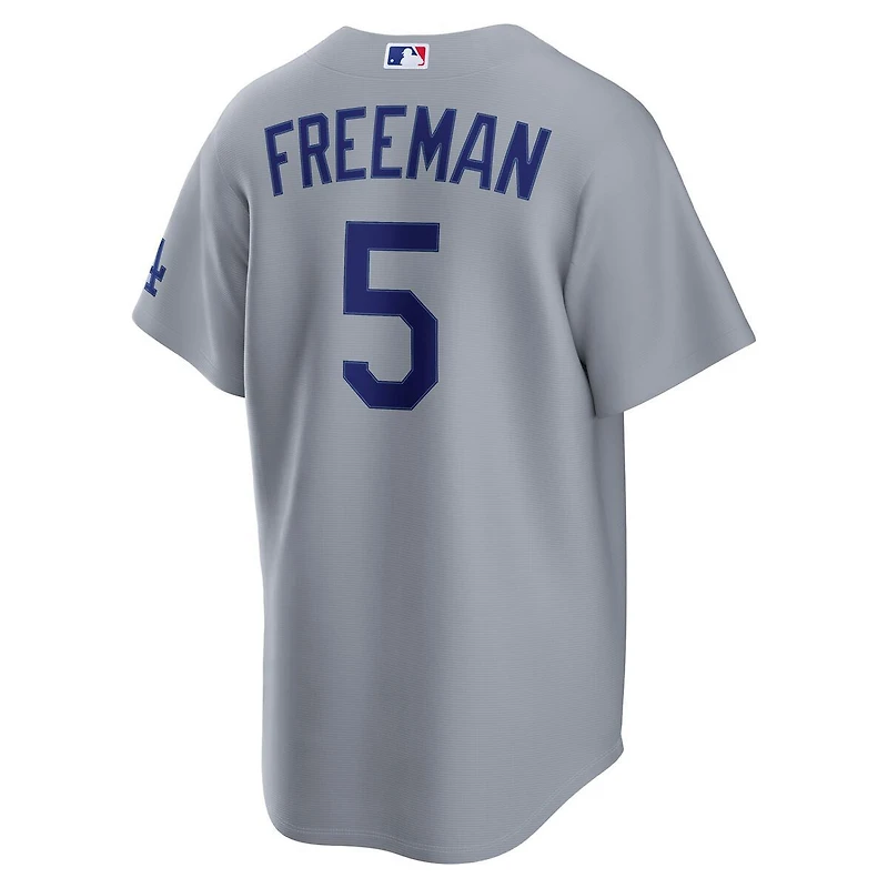 Los Angeles Dodgers Freddie Freeman Grey Road Alternate Nike Stadium Player Jersey