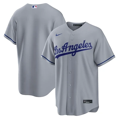Los Angeles Dodgers Blank Grey Road "Los Angeles" Nike Replica Jersey
