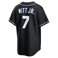 Kansas City Royals Bobby Witt Jr Black Carbon Fashion Nike Replica Jersey