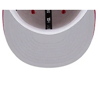 Kansas City Chiefs Scarlet LIV Main Patch Gray UV NFL New Era 59FIFTY Fitted Hat