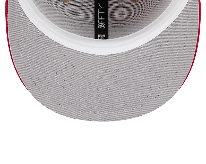 Chicago Blackhawks Camel and Red New Era 59FIFTY Fitted Hat