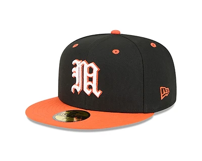 Miami Hurricanes Black and Orange New Era 59FIFTY Fitted Hat