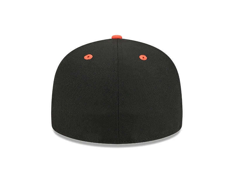 Miami Hurricanes Black and Orange New Era 59FIFTY Fitted Hat