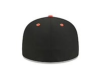 Miami Hurricanes Black and Orange New Era 59FIFTY Fitted Hat