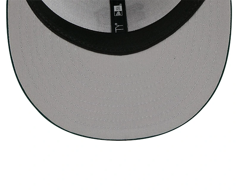 Miami Hurricanes Chrome and Green New Era 59FIFTY Fitted Hat