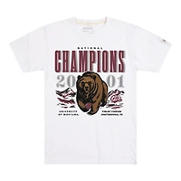 Montana Grizzlies White 2001 National Champs Homefield T-Shirt