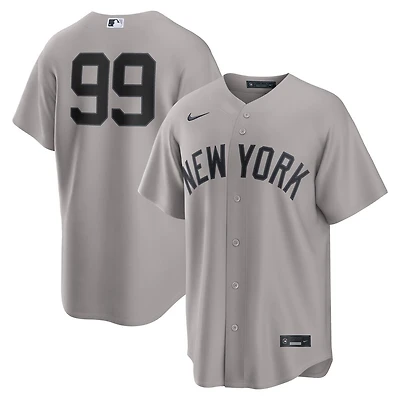 New York Yankees Aaron Judge Gray Road Nike Replica Jersey
