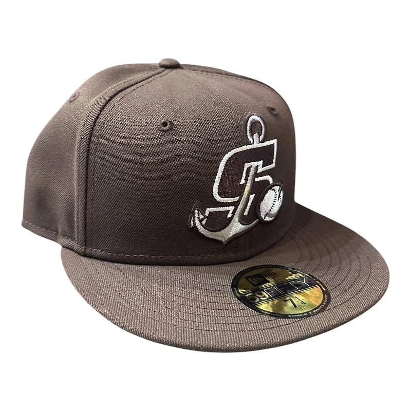 Stockton Ports Walnut MiLB New Era 59FIFTY Fitted Hat