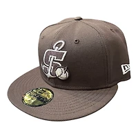 Stockton Ports Walnut MiLB New Era 59FIFTY Fitted Hat