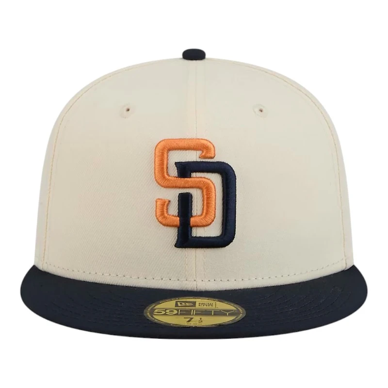 San Diego Padres Cream and Obsidian 2026 City Connect New Era 59FIFTY Fitted Hat