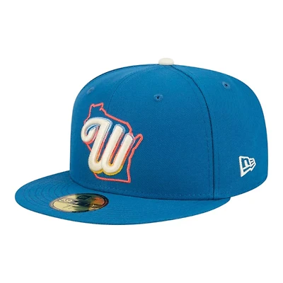 Milwaukee Brewers Blue 2026 City Connect New Era 59FIFTY Fitted Hat