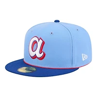 Atlanta Braves Light Blue and Royal 2026 City Connect New Era 59FIFTY Fitted Hat