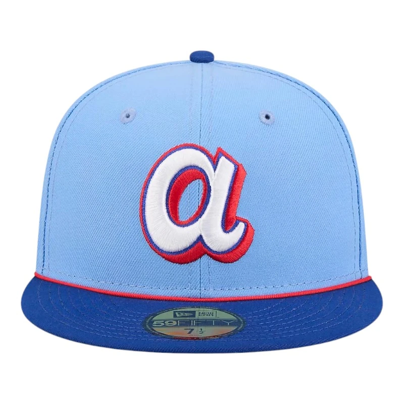 Atlanta Braves Light Blue and Royal 2026 City Connect New Era 59FIFTY Fitted Hat