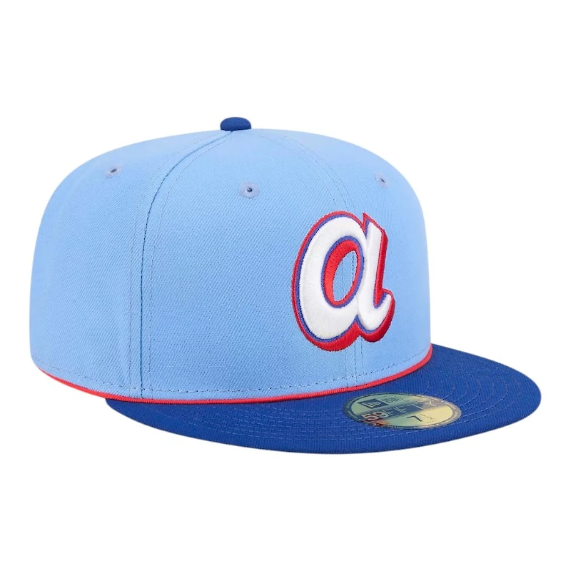 Atlanta Braves Light Blue and Royal 2026 City Connect New Era 59FIFTY Fitted Hat