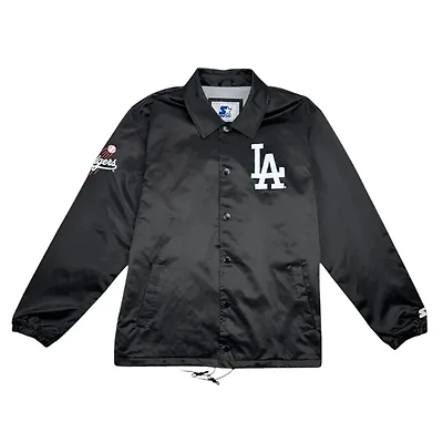 Los Angeles Dodgers Black 2026 Ice Cube Coaches Starter Button Up Jacket