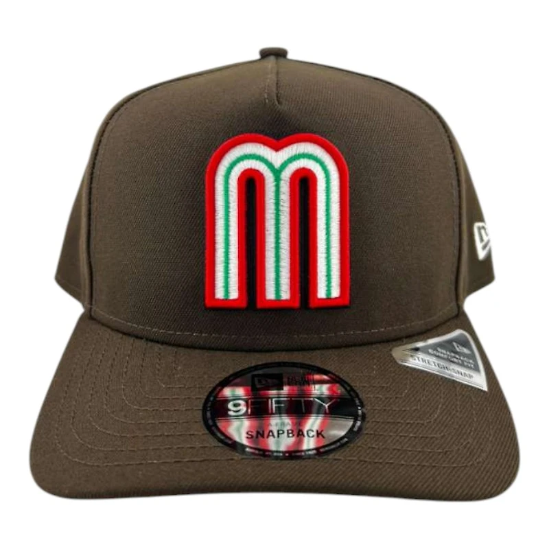 Mexico Walnut Green UV New Era 9FIFTY A-Frame Snapback Hat