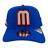 Mexico Royal Blue  "World Baseball Classic" Mexico Flag Patch Green UV New Era 9FIFTY A-Frame Snapback Hat