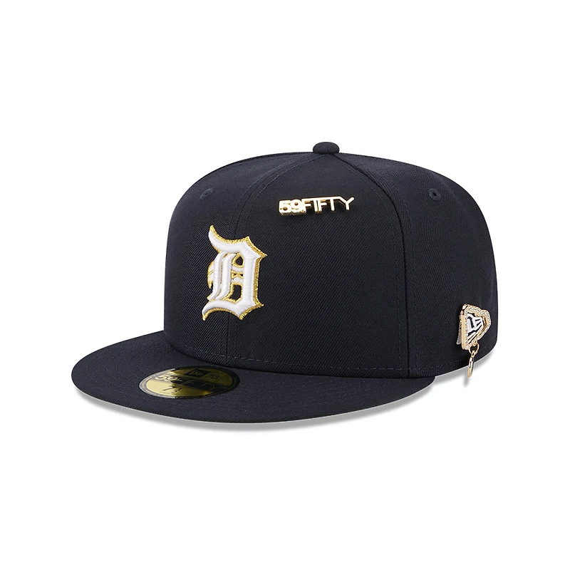 Detroit Tigers Navy and Gold 2025 59FIFTY Day New Era Fitted Hat