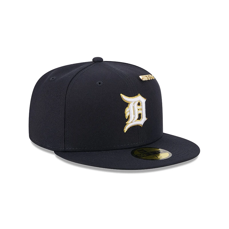 Detroit Tigers Navy and Gold 2025 59FIFTY Day New Era Fitted Hat
