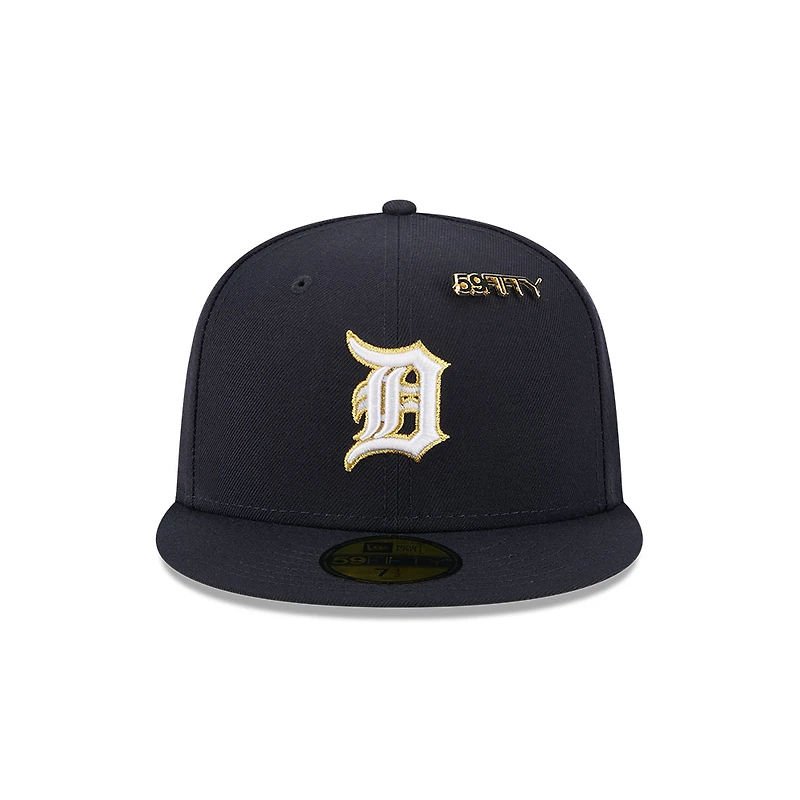 Detroit Tigers Navy and Gold 2025 59FIFTY Day New Era Fitted Hat