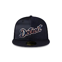 Detroit Tigers Navy Statin and Corduroy New Era 59FIFTY Fitted Hat