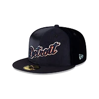 Detroit Tigers Navy Statin and Corduroy New Era 59FIFTY Fitted Hat